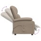 vidaXL Relaxsessel Elektrisch Cappuccino-Braun Kunstleder vidaXL Relaxsessel Elektrisch Cappuccino-Braun Kunstleder
