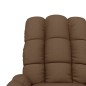 vidaXL Relaxsessel Elektrisch Braun Stoff vidaXL Relaxsessel Elektrisch Braun Stoff