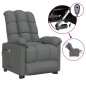 vidaXL Massagesessel Elektrisch Dunkelgrau Stoff vidaXL Massagesessel Elektrisch Dunkelgrau Stoff