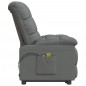vidaXL Massagesessel Elektrisch Dunkelgrau Stoff vidaXL Massagesessel Elektrisch Dunkelgrau Stoff