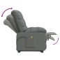 vidaXL Massagesessel Elektrisch Dunkelgrau Stoff vidaXL Massagesessel Elektrisch Dunkelgrau Stoff