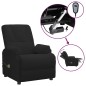 vidaXL Massagesessel Elektrisch Schwarz Wildleder-Optik vidaXL Massagesessel Elektrisch Schwarz Wildleder-Optik