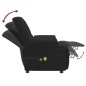 vidaXL Massagesessel Elektrisch Schwarz Wildleder-Optik vidaXL Massagesessel Elektrisch Schwarz Wildleder-Optik