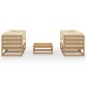 vidaXL 5-tlg. Garten-Lounge-Set mit Kissen Kiefer Massivholz vidaXL 5-tlg. Garten-Lounge-Set mit Kissen Kiefer Massivholz