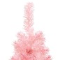 vidaXL Künstlicher Halb-Weihnachtsbaum mit Ständer Schlank Rosa 120 cm vidaXL Künstlicher Halb-Weihnachtsbaum mit Ständer Schlank Rosa 120 cm