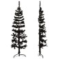 vidaXL Künstlicher Halb-Weihnachtsbaum Ständer Schlank Schwarz 120 cm vidaXL Künstlicher Halb-Weihnachtsbaum Ständer Schlank Schwarz 120 cm