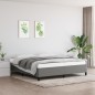 Bettgestell Dunkelgrau 180×200 cm Stoff Bettgestell Dunkelgrau 180×200 cm Stoff
