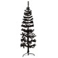 vidaXL Künstlicher Halb-Weihnachtsbaum Ständer Schlank Schwarz 120 cm vidaXL Künstlicher Halb-Weihnachtsbaum Ständer Schlank Schwarz 120 cm