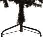 vidaXL Künstlicher Halb-Weihnachtsbaum Ständer Schlank Schwarz 120 cm vidaXL Künstlicher Halb-Weihnachtsbaum Ständer Schlank Schwarz 120 cm