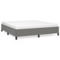 Bettgestell Dunkelgrau 180×200 cm Stoff Bettgestell Dunkelgrau 180×200 cm Stoff