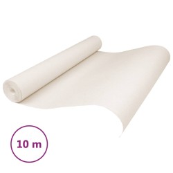 vidaXL Tapete 3D Einfarbig Creme