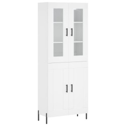 vidaXL Highboard Weiß 69,5x34x180 cm Holzwerkstoff