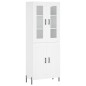 vidaXL Highboard Weiß 69,5x34x180 cm Holzwerkstoff vidaXL Highboard Weiß 69,5x34x180 cm Holzwerkstoff