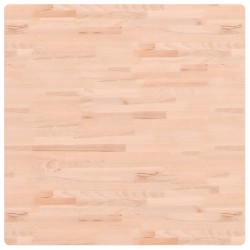 vidaXL Tischplatte 90x90x1,5 cm Quadratisch Massivholz Buche