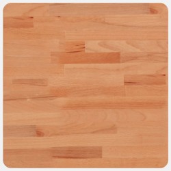 vidaXL Tischplatte 40x40x1,5 cm Quadratisch Massivholz Buche