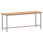 vidaXL Werkbankplatte 200x55x2,5 cm Massivholz Buche vidaXL Werkbankplatte 200x55x2,5 cm Massivholz Buche