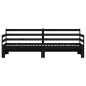 vidaXL Tagesbett Ausziehbar Schwarz 90x190 cm Massivholz Kiefer vidaXL Tagesbett Ausziehbar Schwarz 90x190 cm Massivholz Kiefer
