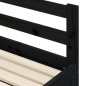 vidaXL Tagesbett Ausziehbar Schwarz 90x190 cm Massivholz Kiefer vidaXL Tagesbett Ausziehbar Schwarz 90x190 cm Massivholz Kiefer