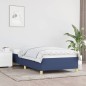 vidaXL Bettgestell Blau 100x200 cm Stoff vidaXL Bettgestell Blau 100x200 cm Stoff