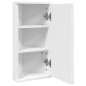 vidaXL Eck-Spiegelschrank Weiß 30x24x60 cm vidaXL Eck-Spiegelschrank Weiß 30x24x60 cm