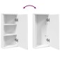 vidaXL Eck-Spiegelschrank Weiß 30x24x60 cm vidaXL Eck-Spiegelschrank Weiß 30x24x60 cm