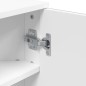 vidaXL Eck-Spiegelschrank Weiß 30x24x60 cm vidaXL Eck-Spiegelschrank Weiß 30x24x60 cm