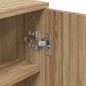 vidaXL Eck-Spiegelschrank Eichen-Optik 30x24x60 cm vidaXL Eck-Spiegelschrank Eichen-Optik 30x24x60 cm