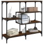 vidaXL Konsolentisch Braun Eichen-Optik 103x32x95 cm Holzwerkstoff vidaXL Konsolentisch Braun Eichen-Optik 103x32x95 cm Holzwerkstoff