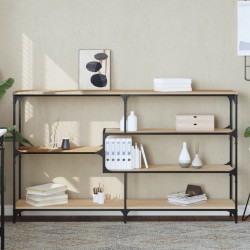 vidaXL Konsolentisch Sonoma-Eiche 160x32x95 cm Holzwerkstoff