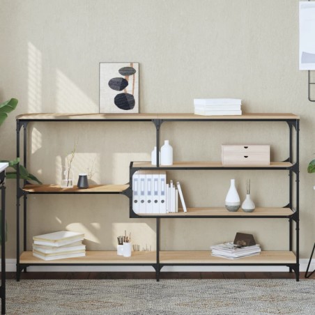 vidaXL Konsolentisch Sonoma-Eiche 160x32x95 cm Holzwerkstoff