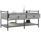 vidaXL Couchtisch Grau Sonoma 99x50x50 cm Holzwerkstoff vidaXL Couchtisch Grau Sonoma 99x50x50 cm Holzwerkstoff