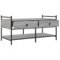 vidaXL Couchtisch Grau Sonoma 99x50x50 cm Holzwerkstoff vidaXL Couchtisch Grau Sonoma 99x50x50 cm Holzwerkstoff