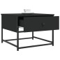 vidaXL Couchtisch Schwarz 51x51x40 cm Holzwerkstoff vidaXL Couchtisch Schwarz 51x51x40 cm Holzwerkstoff