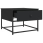 vidaXL Couchtisch Schwarz 51x51x40 cm Holzwerkstoff vidaXL Couchtisch Schwarz 51x51x40 cm Holzwerkstoff