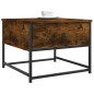 vidaXL Couchtisch Räuchereiche 51x51x40 cm Holzwerkstoff vidaXL Couchtisch Räuchereiche 51x51x40 cm Holzwerkstoff