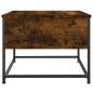 vidaXL Couchtisch Räuchereiche 51x51x40 cm Holzwerkstoff vidaXL Couchtisch Räuchereiche 51x51x40 cm Holzwerkstoff