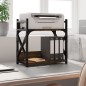 vidaXL Druckerständer 2 Ablagen Braun Eichen-Optik 40x20x40 cm vidaXL Druckerständer 2 Ablagen Braun Eichen-Optik 40x20x40 cm