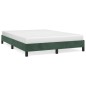 Bettgestell Dunkelgrün 140x200 cm Samt Bettgestell Dunkelgrün 140x200 cm Samt