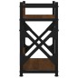 vidaXL Druckerständer 2 Ablagen Braun Eichen-Optik 40x20x40 cm vidaXL Druckerständer 2 Ablagen Braun Eichen-Optik 40x20x40 cm