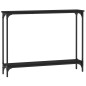 vidaXL Konsolentisch Schwarz 100x22,5x75 cm Holzwerkstoff vidaXL Konsolentisch Schwarz 100x22,5x75 cm Holzwerkstoff