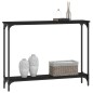 vidaXL Konsolentisch Schwarz 100x22,5x75 cm Holzwerkstoff vidaXL Konsolentisch Schwarz 100x22,5x75 cm Holzwerkstoff