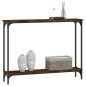 vidaXL Konsolentisch Räuchereiche 100x22,5x75 cm Holzwerkstoff vidaXL Konsolentisch Räuchereiche 100x22,5x75 cm Holzwerkstoff