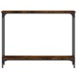 vidaXL Konsolentisch Räuchereiche 100x22,5x75 cm Holzwerkstoff vidaXL Konsolentisch Räuchereiche 100x22,5x75 cm Holzwerkstoff