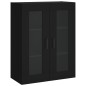 Highboard Schwarz 69,5x34x180 cm Holzwerkstoff Highboard Schwarz 69,5x34x180 cm Holzwerkstoff