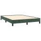 Bettgestell Dunkelgrün 140x200 cm Samt Bettgestell Dunkelgrün 140x200 cm Samt