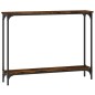 vidaXL Konsolentisch Räuchereiche 100x22,5x75 cm Holzwerkstoff vidaXL Konsolentisch Räuchereiche 100x22,5x75 cm Holzwerkstoff