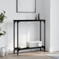 vidaXL Konsolentisch Schwarz 75x22,5x75 cm Holzwerkstoff vidaXL Konsolentisch Schwarz 75x22,5x75 cm Holzwerkstoff