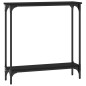 vidaXL Konsolentisch Schwarz 75x22,5x75 cm Holzwerkstoff vidaXL Konsolentisch Schwarz 75x22,5x75 cm Holzwerkstoff