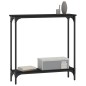 vidaXL Konsolentisch Schwarz 75x22,5x75 cm Holzwerkstoff vidaXL Konsolentisch Schwarz 75x22,5x75 cm Holzwerkstoff