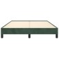 Bettgestell Dunkelgrün 140x200 cm Samt Bettgestell Dunkelgrün 140x200 cm Samt